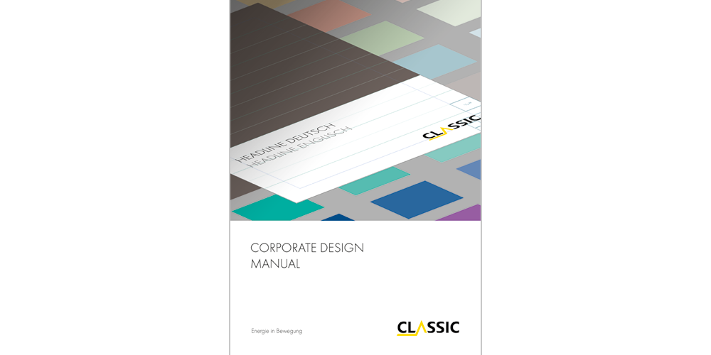 Corporate Design Manual der Firma Classic